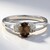 Anello in argento con Zircone Cannella