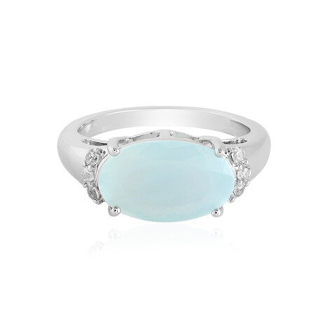 Paraiba-Opal-Silberring