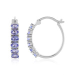 Orecchini in argento con Tanzanite