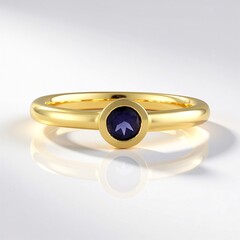 Anello in argento con Iolite