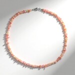 Collana in argento con Opale Rosa