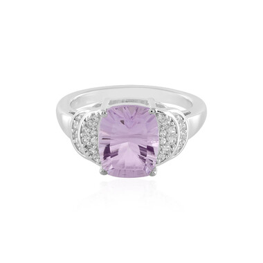 Lavendel-Amethyst-Silberring
