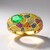 Anello in oro con Smeraldo Zambia (de Melo)