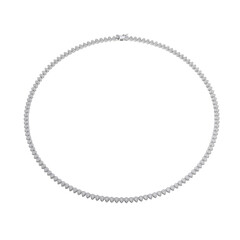 Collier en argent et Zircon (Adela Silber)