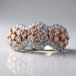 Anello in oro con Diamante Rosa I1 (CIRARI)