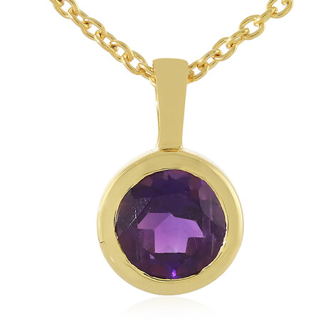 Sambia-Amethyst-Silberhalskette