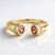 Bague en or et Tourmaline rose du Nigéria (Adela Gold)