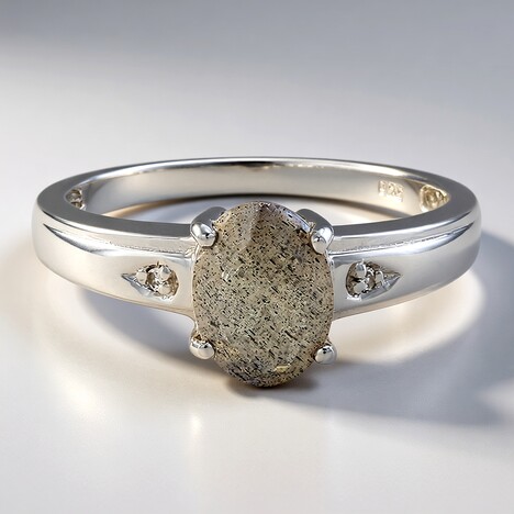Bague en argent et Labradorite