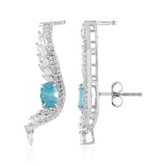 Orecchini in argento con Apatite Blu (de Melo)
