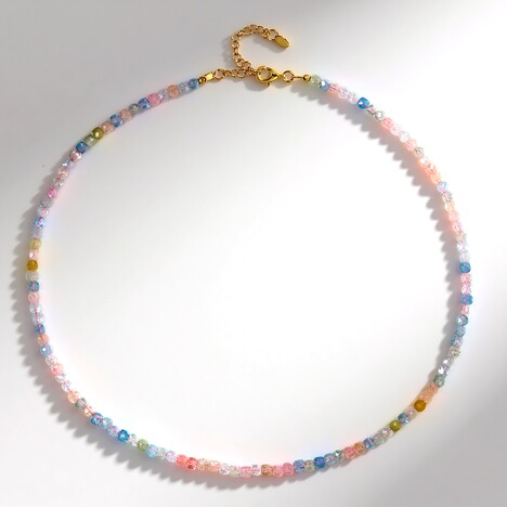 Collana in argento con Morganite Brasiliana