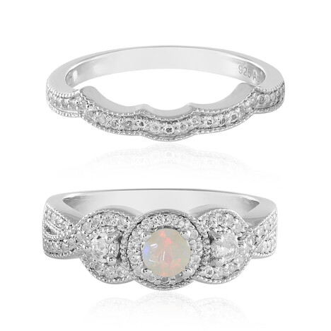 Welo-Opal-Silberringe