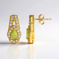 Orecchini in argento con Sfene
