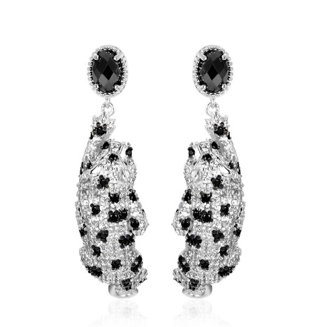 Orecchini in argento con Ematite Nera (Dallas Prince Designs)