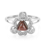 Rotes Tigerauge-Silberring