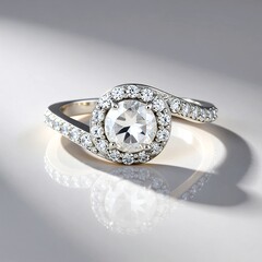 Anello in argento con Petalite