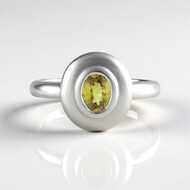 Anello in argento con Sfene