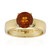Anillo en plata con Citrino de Madeira