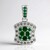 Ciondolo in argento con Smeraldo Zambia (Annette classic)