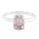 Anello in argento con Kunzite