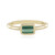 9K Benedito Green Tourmaline Gold Ring (Adela Gold)