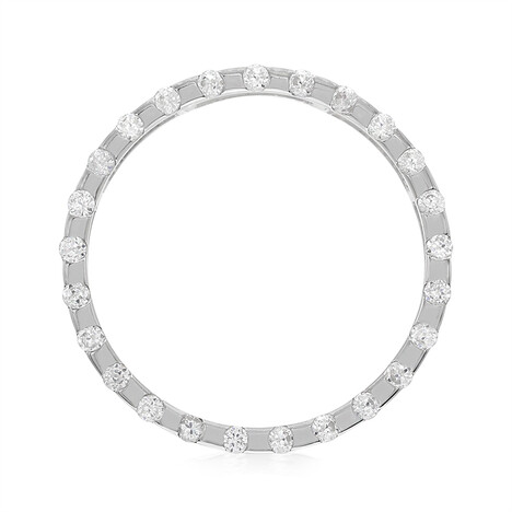 Zilveren hanger met zirkonen