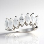 Anello in argento con Zircone (de Melo Essence)