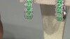 Pendientes en plata con Esmeralda de Colombia