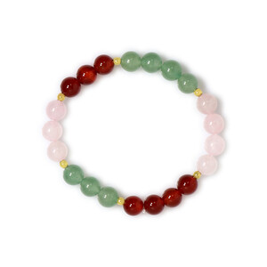 Brazalete con Cuarzo rosa