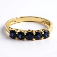 Blauer Ceylon-Saphir-Goldring (CIRARI)