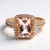 Anello in oro con Morganite AAA (CIRARI)