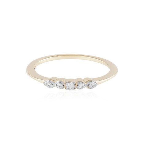 9K SI1 (H) Diamond Gold Ring