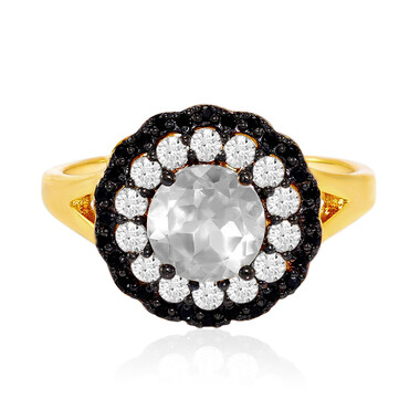Anello in argento con Topazio Bianco