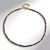 Collana in argento con Diamante Nero