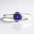 Bague en or et Tanzanite AAA