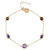 Bracciale in argento con Ametista Rose de France