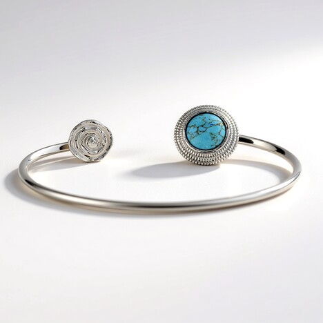 Bracciale in argento con Turchese (dagen)