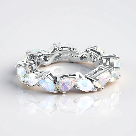 Anello in argento con Opale di Welo