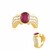 Anello in argento con Rubino del Madagascar (de Melo Essence)