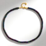 Collier en argent et Hématite mystique