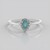 Anello in argento con Grandidierite