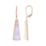 Orecchini in argento con Pietra di Luna Blu (KM by Juwelo)