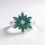 Anello in argento con Grandidierite