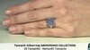 Bague en argent et Tanzanite (MONOSONO COLLECTION)