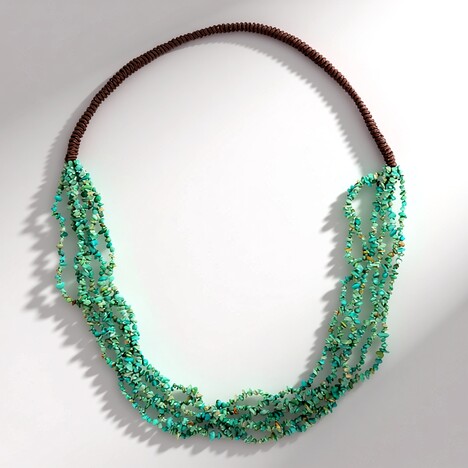 Collana con Turchese Verde (Desert Chic)