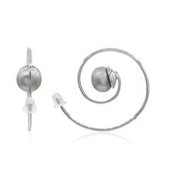 Zilveren oorbellen met zoetwater kweekparels (TPC)