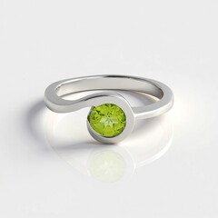Anello in argento con Peridoto Arizona