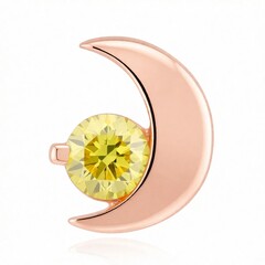 9K VS1 Yellow Diamond Gold Pendant