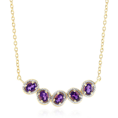 Amethyst-Silbercollier