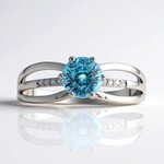 Anello in argento con Zircone Ratanakiri