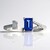 Anello in oro con Tanzanite AAA